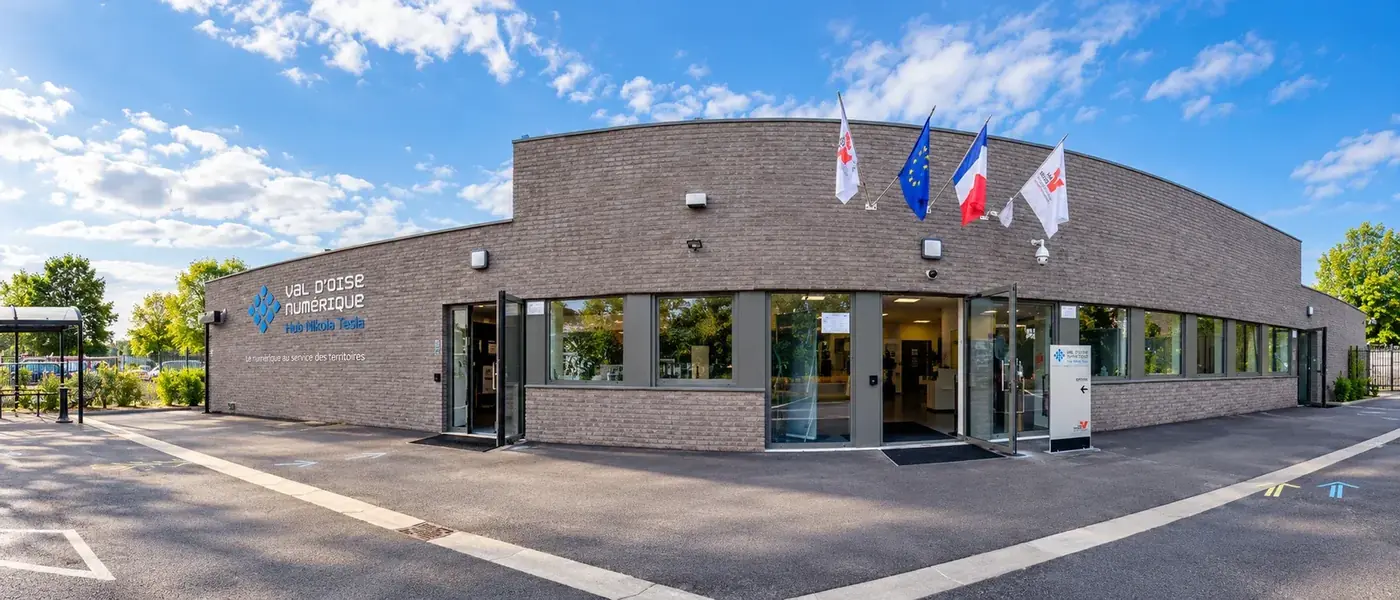Hub Nikola Tesla building, home of the AI2 campus in Écouen