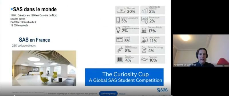 SAS France webinar on SAS Viya, SAS Studio and the SAS language hosted by AI2