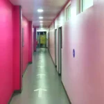 AI2 campus in Ecouen: corridor and classroom access