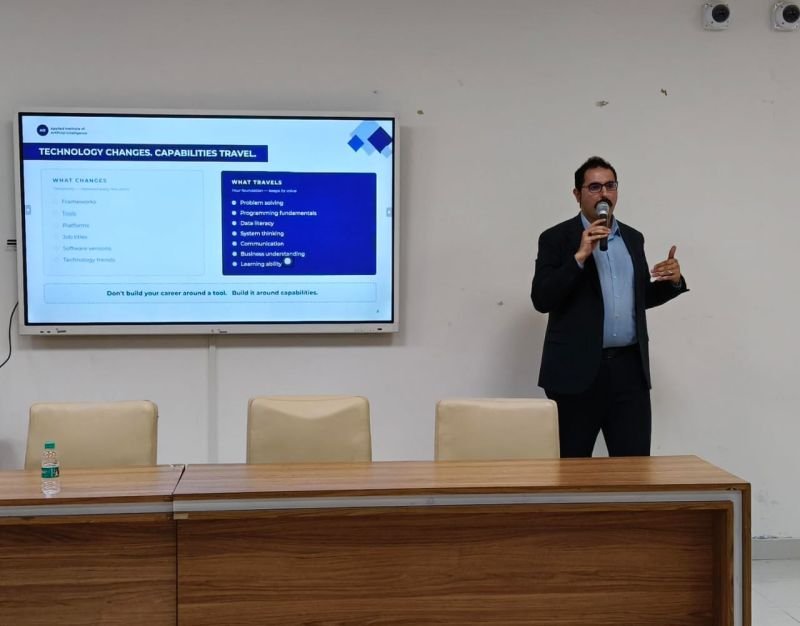 AI2 masterclass for students at Symbiosis Skills & Professional University, Pune