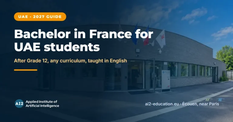 Bachelor in France for UAE Students, AI2 campus at the Hub Nikola Tesla, Écouen