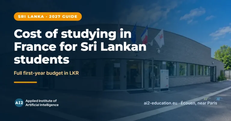 Cost of Studying in France for Sri Lankan Students, AI2 campus at the Hub Nikola Tesla, Écouen