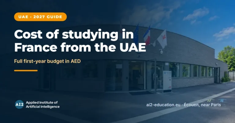 Cost of Studying in France from the UAE, AI2 campus at the Hub Nikola Tesla, Écouen