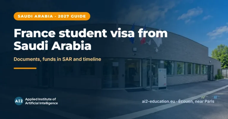 France Student Visa from Saudi Arabia 2027, AI2 campus at the Hub Nikola Tesla, Écouen