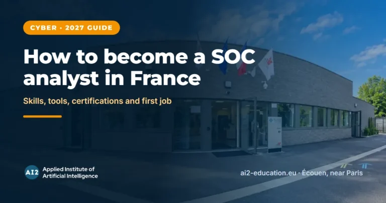 How to Become a SOC Analyst in France, AI2 campus at the Hub Nikola Tesla, Écouen