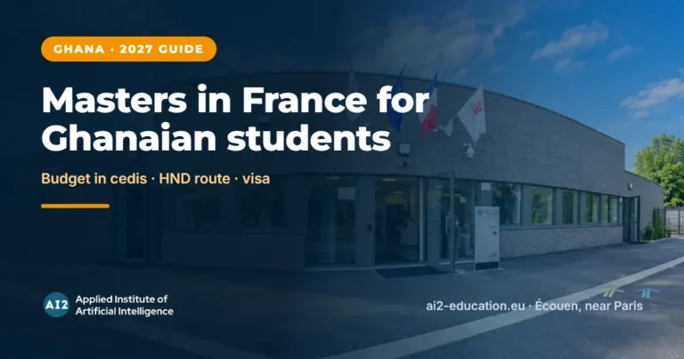 masters in france for ghanaian students, AI2 campus at the Hub Nikola Tesla, Écouen