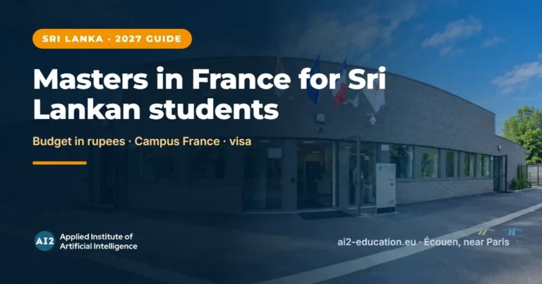 Master’s in France for Sri Lankan Students, AI2 campus at the Hub Nikola Tesla, Écouen
