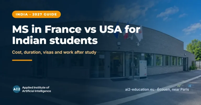 MS in France vs USA for Indian Students, AI2 campus at the Hub Nikola Tesla, Écouen