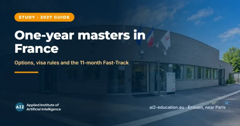 One-Year Master's in France for International Students, AI2 campus at the Hub Nikola Tesla, Écouen