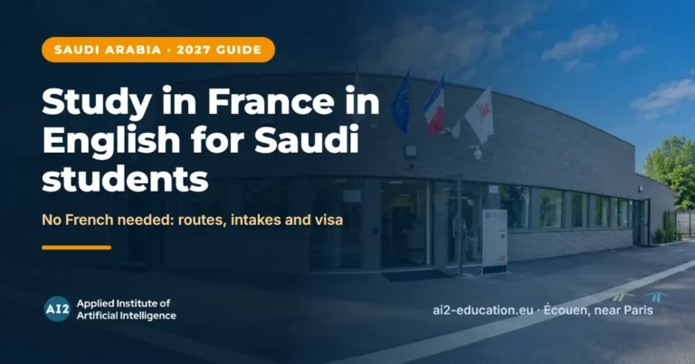 Study in France in English for Saudi Students, AI2 campus at the Hub Nikola Tesla, Écouen